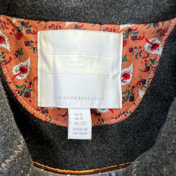 Anthropologie ett:twa Emiliana Peacoat - Picture 4 of 8